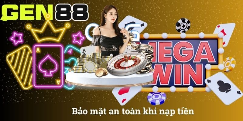 Bảo mật an toàn khi nạp tiền