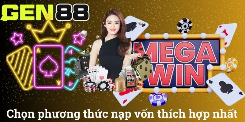 Chọn phương thức nạp vốn thích hợp nhất
